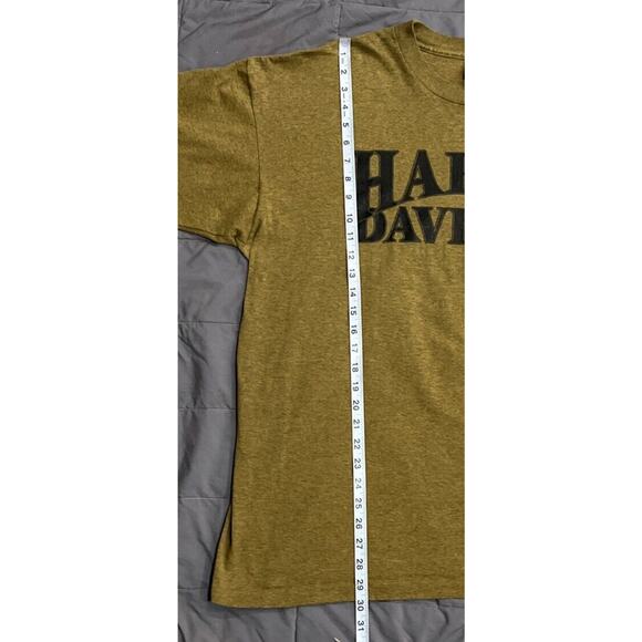 Harley Davidson T-Shirt Memphis, TN Bumpus Tan XXL Short Sleeve Graphic Cotton - Picture 5 of 5